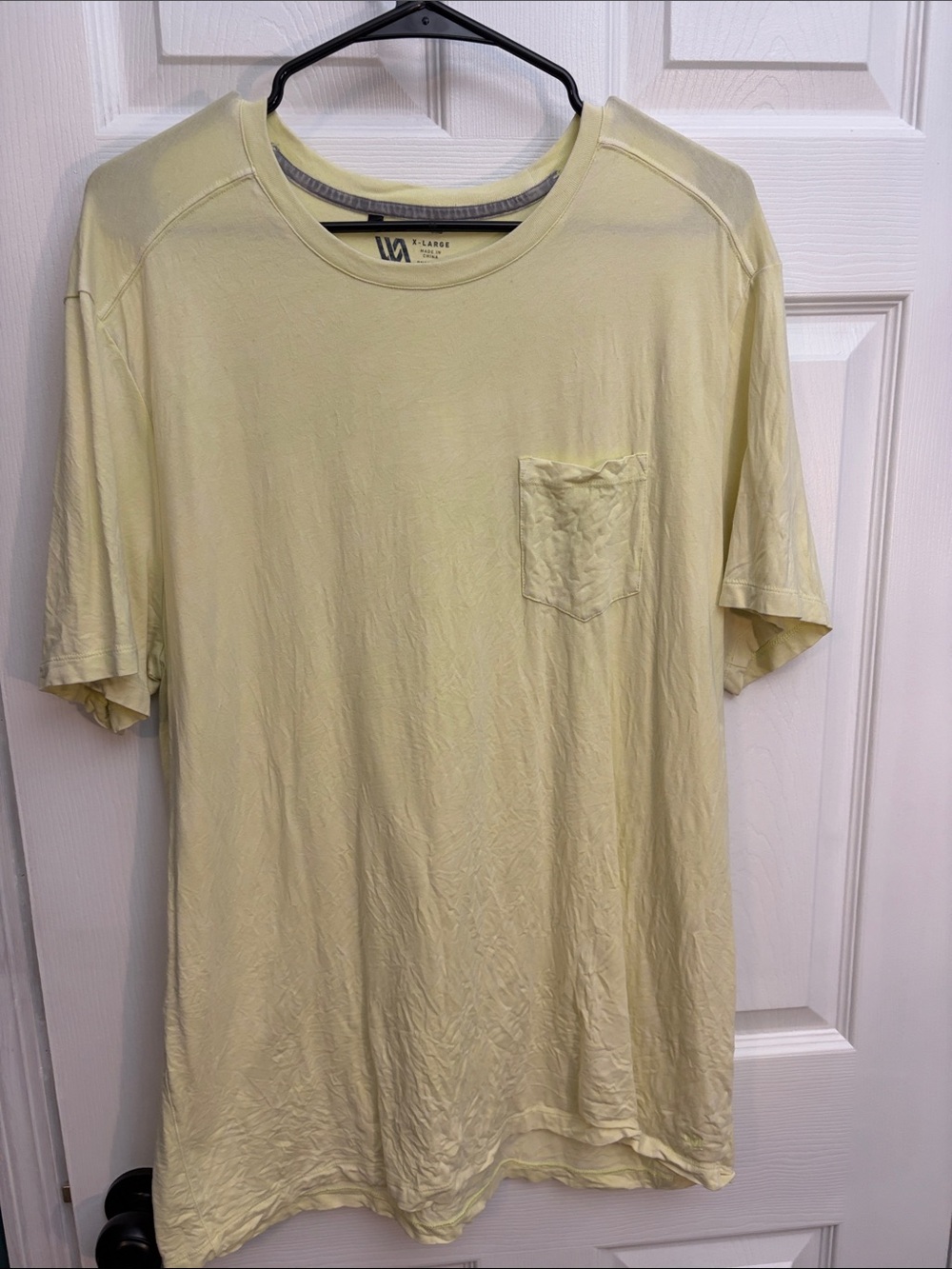 Vrst Pale Yellow Short-Sleeve Pocket Tee